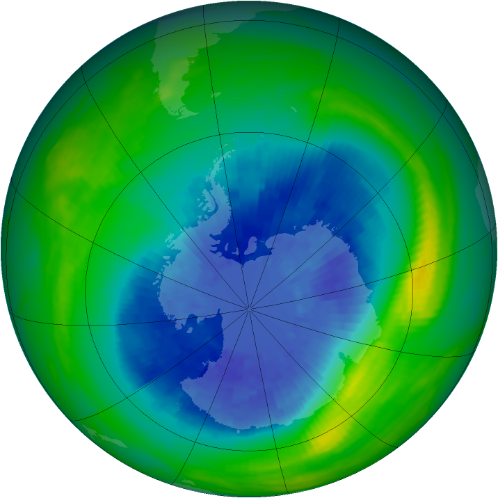 Ozone Map 1986-09-18